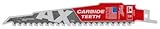MILWAUKEE ELEC TOOL 48-00-5221 6 5TPI Carbide Ax Sawzall Reciprocating Saw Blade [並行輸入品]