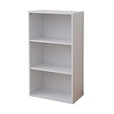 山善(YAMAZEN) 本棚 オープンラック(幅60 高さ109.5) 3段 ホワイト CEB-1160(WH)