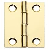 フラット突合せヒンジ2 " x 1、" Polished Brass