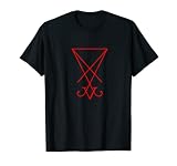 ルシファーシンボルシギル - ルシフェリアン666オカルト悪魔教会 Tシャツ