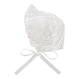 (チャックル) chuckle *ピュアホワイト*コサージュ付きレース新生児帽子 ホワイト 50-60cm P9201-00-10