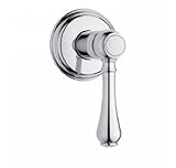 Grohe 19 837 ir0 Genevaボリュームコントロールトリムin Chrome with Polished真鍮(クロムの表示）