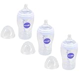 Babies R Us Purely Simple Wide Neck Bottles 3Pk - 9oz by Babies R Us