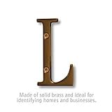 Salsbury Industries 1240 C-hソリッド真鍮Letter – H、3インチ、クローム仕上げ 3 Inch 1240A-L 1