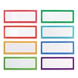 マグネットシート ラベル カラフル 8x3cm 8色セット 8枚 磁気ラベル ネームプレート 磁石 マグネット きらきらぷんぷん丸 MGS-001 [並行輸入品]