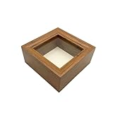 COZENTA 標本箱 シーラケース 昆虫 小型 木製 MDF (ナチュラル 23x23x5.8cm)