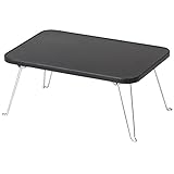 不二貿易 カラーミニテーブル 幅45×奥行30cm ブラック 85593