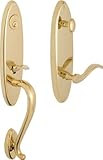 Rockwell IAHSCL2010001 Premium Solid Brass Mondrian Single Cylinder Handle Set with Chelsea Lever, B