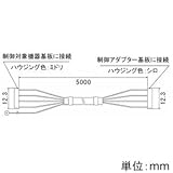 三菱 制御アダプタ(HM-01A-EX)専用通信ケーブル 三菱HEMS対応 長さ5m HM-05SC-EX