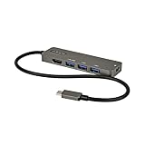 StarTech.com USBマルチハブ/USB-C/4K60Hz HDMI/100W PD/4x USB/長尺cable