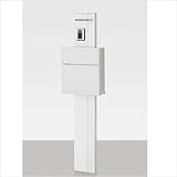 TOEX LIXIL　ファンクションユニット　ルミフェイス　組合せ例15-9　※インターホンは露出しています。　【リクシル】　【機能門柱　機能ポール】 　PW＋シルキーアイボリー