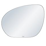 exactafit 8143L Replacement Driver's Left Side Mirror Glass Flat Lens fits Nissan Cube Juke by Rugge