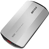バッファロー SSD 外付け 1TB USB3.2 Gen2 Type‐C 最大読出速度1050MB/秒 防塵防滴 IP55 耐衝撃 MIL‐STD ポータブル 【 iPhone 17 / 17 pro Windows Mac Chrome PS4 PS5 メーカー動作確認済み】 SSD-PHP1.0U3SA/N