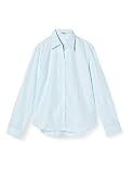 [アトリエサンロクゴ] シャツ ブラウス 事務服 制服 ワイシャツ ビジネスワイシャツ l1-l22 レディース 開襟-blue 日本 3L (日本サイズ3L相当)