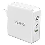 アドテック 140W PD3.1充電器 3ポート(USB-Cｘ2+USB-A) (GaN/窒化ガリウム)Apple MacBook Air Pro／iPhone17 Air Pro／Google Pixel10 Proなど最新ノートPCやスマホ対応 ホワイト APD-V140AC2-WH