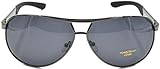 Fankglasses 偏光サングラスドライバの屋外のコーティングのための男性はフレームと灰色のレンズ