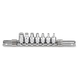 FLAG(フラッグ) ヘックスビットソケットセット 7ピース 差込角1/4"(6.3mm) 永久保証 STRAIGHT/10-111