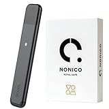 NONICO ノニコ 電子タバコ スターターキット ストロングメンソール付き ニコチン タール無し ベイプ 専用充電器付き (ブラック)