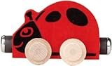 【米国正規商品・並行輸入】ネームトレイン 木製おもちゃ NameTrain - Lizzie Ladybug テントウムシさん