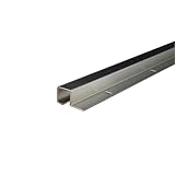 e-kanamono ステンレス壁面コーナー 21x21x3000mm(1.5M+1.5M) ヘアライン仕上 ※工事用