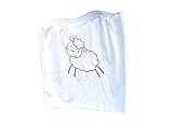 Whimsy Embroidered Baby Blanket, Lamb by Whimsy
