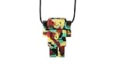 Jellystone Robot 13 Pendant Teether Kids Necklace - Camo by Jellystone