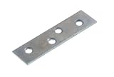 フラットMending修復プレート75 mm x 19 mm x 2 mm 5 mm Dia。穴BZP ( 10パック)