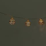 GreenLighting Metal Ball String Lights - 20 LED Patio Lights (Rose Gold Tone) [並行輸入品]