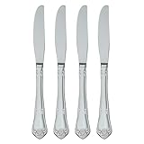 Oneida Flatware True Rose Dinner Knives Set Of 4