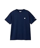 [チャンピオン] 半袖Tシャツ 半袖 UVカット ポリエステル100％ 丸首 抗菌防臭 速乾 ワンポイントロゴ ラバープリント SHORT SLEEVE T-SHORT BASIC SPORTS C3-BS310 メンズ ダークネイビー