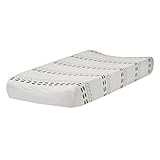 Lambs & Ivy Meadow Changing Pad Cover Cream/White [並行輸入品]