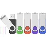 USBメモリ 16GB 5個セット USB2.0 フラッシュメモリー 回転式 フラッシュドライブ