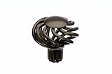 Top Knobs M776 Normandy Collection 1-1/2 Inch Oil Rubbed Bronze Round Twist Cabi, Oil Rubbed Bronze 