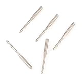 2枚刃ボールエンドミル 　 加工用カッター　3.175mm*38.5mm 　刃2mm*17mm　 5本組　 工業用品 フライス 　木工用