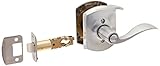 Schlage Lock Company F40ACC626GRW Accent Privacy Door Lever Set with Decorative Greenwich Rose, Sati