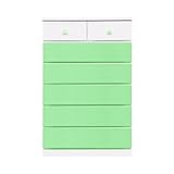 アルファタカバ ベビータンスシリーズ プリモ 75cm6段 (パステルグリーン)