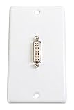 ネットメカニズム AVコンセント白金属 DVI端子 WPAD-WH-DVI