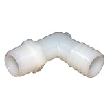 LASCO 19 – 9721 90度バーブ継手with 3 / 4インチ挿入と1 / 2インチオスパイプスレッド、ナイロン