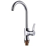 OASD Upgraded Kitchen Faucet Deck Mount Sink Faucet Single Handle Single Hole Cold and Hot Water Fau