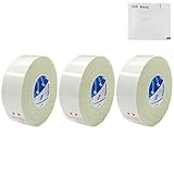 【粘着性布伸縮包帯】ニチバン(NICHIBAN) スキナゲート ガチット(SKINERGATE GACHITT) ホワイト 25mm × 5m × 3巻 + ヘアゴム付き