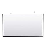 Goekhei ホームシアターのポータブルプロジェクタースクリーン アウトドア HD ホワイト 折りたたみ式 しわ防止（120インチ）