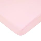 American Baby Company 100% Cotton Percale Fitted Portable/Mini Crib Sheet, Pink by American Baby Com