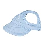 犬 帽子 キャップ 夏 犬の帽子 ペット用 野球帽 日よけ 日焼け防止 紫外線対策 小型犬 中型犬 大型犬 ドックウェア 海 お出かけ 散歩 (ライトブルー, L 6-15kg)