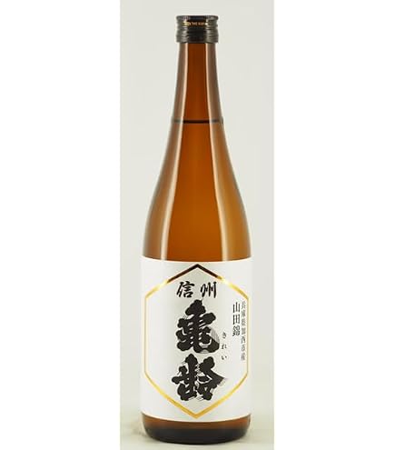 Amazon.co.jp: 信州亀齢 純米吟醸 山恵錦 720ml 岡崎酒造 日本酒 亀齢