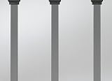 Estate 32 " Square手すり子、マットグレー、50 pk。( Deckorators 184317 )