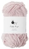 原ウール 毛糸 1玉 ファブファー 並太 40g(68m) ナイロン80％ ポリエステル20% (2.ペールピンク)