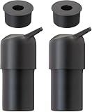 アトラス ペットボトルホルダー 水筒 2個セット 保冷 ペットボトルクーラー 500ml 700ml 真空断熱 ブラック 大容量 ハンドル 取っ手付き スペーサー付き ボトルインボトル ABIB-LBKSP2P
