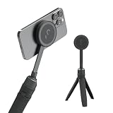 ShiftCam SnapPod MagSafe対応 セルフィースティック&三脚 MagSafe非搭載スマホ用マグネットステッカー付属 (ミッドナイト)