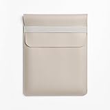 【elago】 ノートパソコン ケース PC 収納 バッグ 撥水 加工 PU レザー 素材 ポケット 付 シンプル PCバッグ [ ノートPC/MacBook 各種 15インチ 15.6インチ 16インチ 他 対応 PCケース ] LAPTOP SLEEVE ストーン