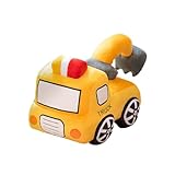Apaeofl 消防車の 消防車ぬいぐるみモデル 消防車 ソフトぬいぐるみ 車のぬいぐるみ 枕を投げる ぬいぐるみ枕消防車 ぬいぐるみ消防車 消防車のおもちゃ ソファ消防車枕 pp綿 (【エンジニアリング車両】30cm)